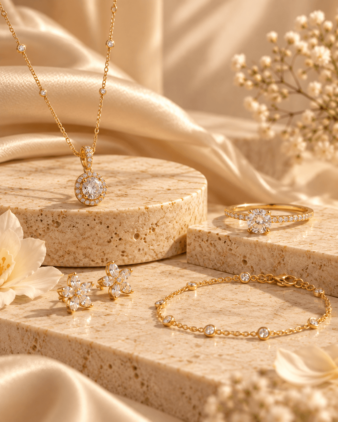 Everyday luxe jewellery editorial collection
