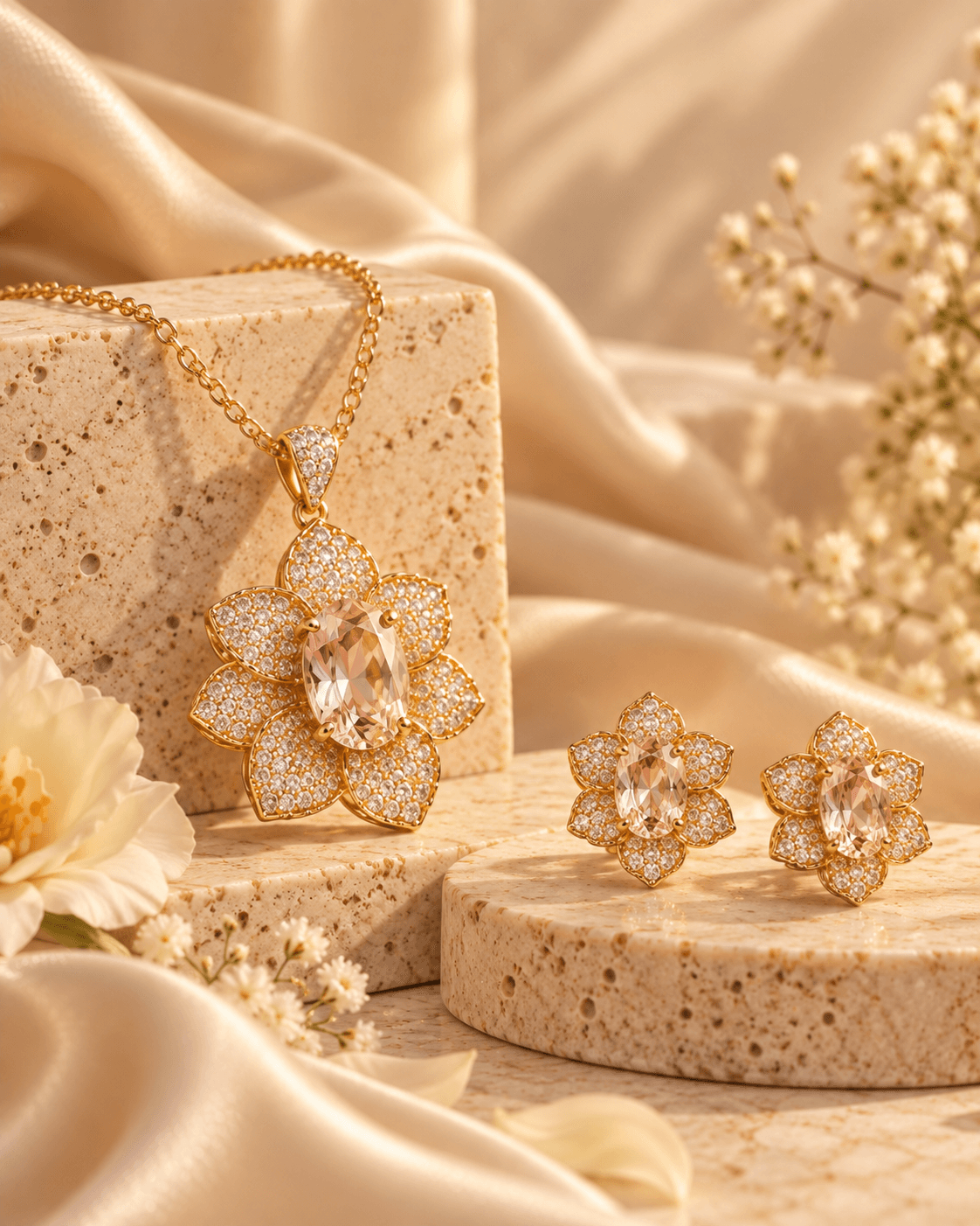 Timeless jewellery sets editorial collection